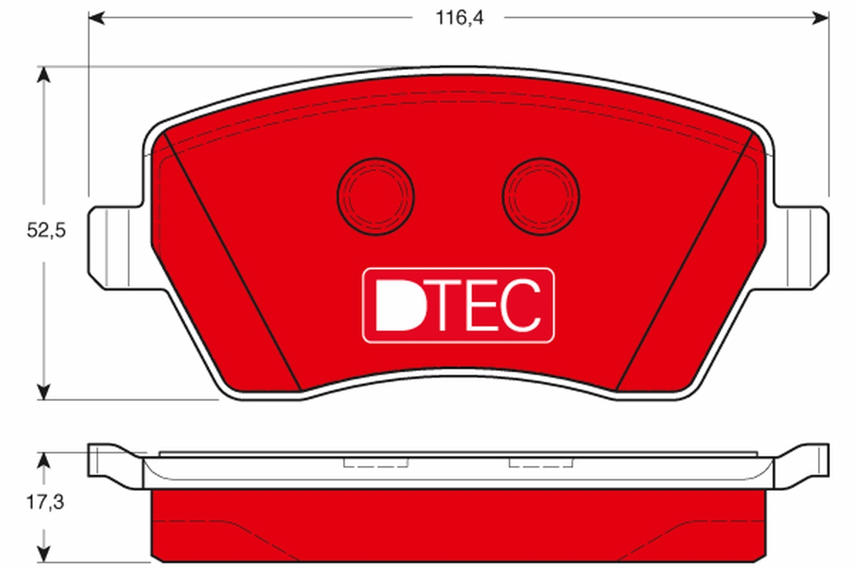 Placute frana TRW GDB3332DTE