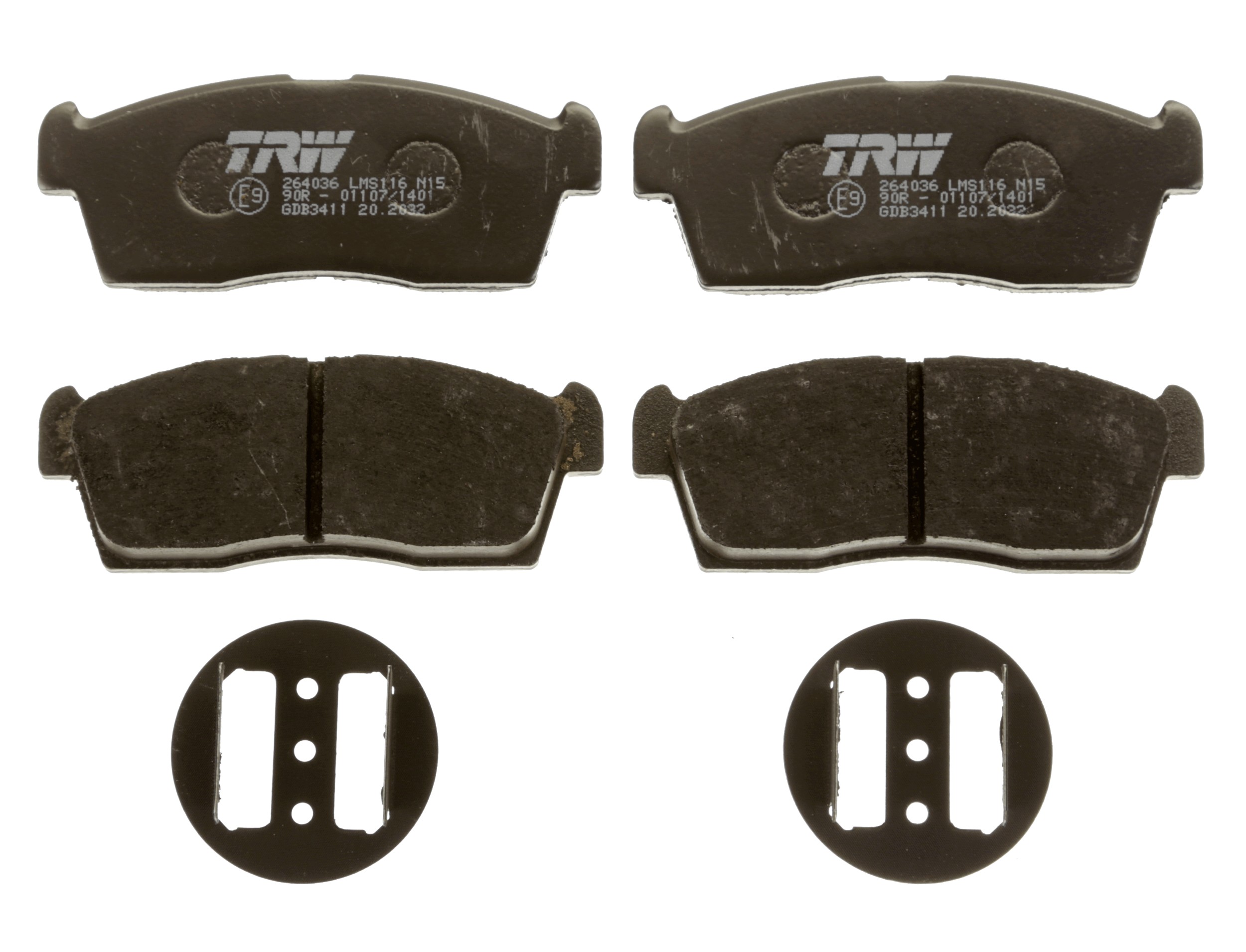 Placute frana TRW GDB3411