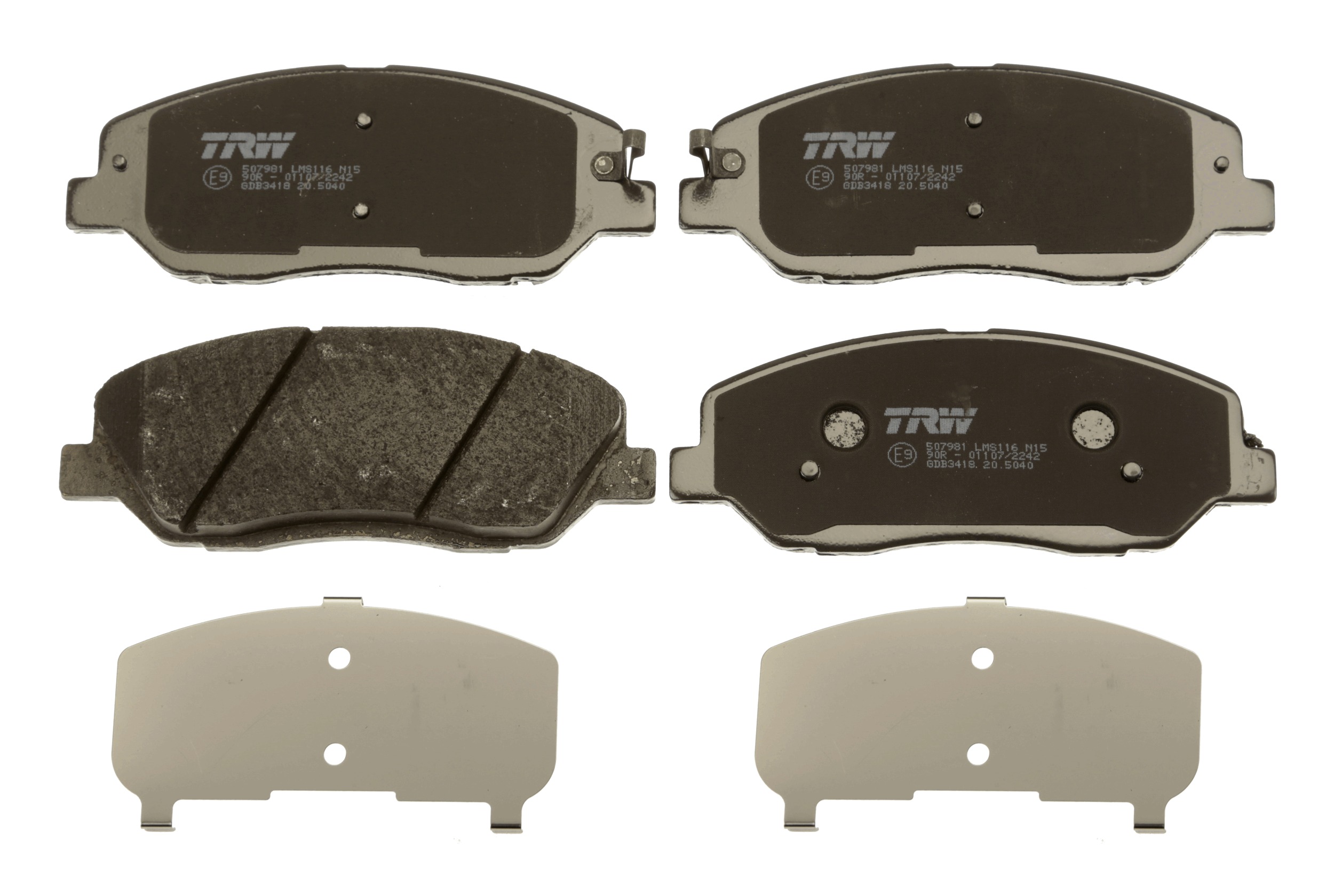 Placute frana TRW GDB3418