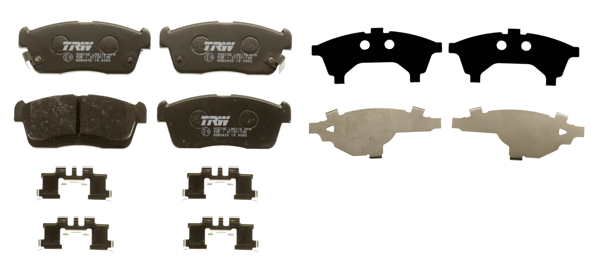 Placute frana TRW GDB3430