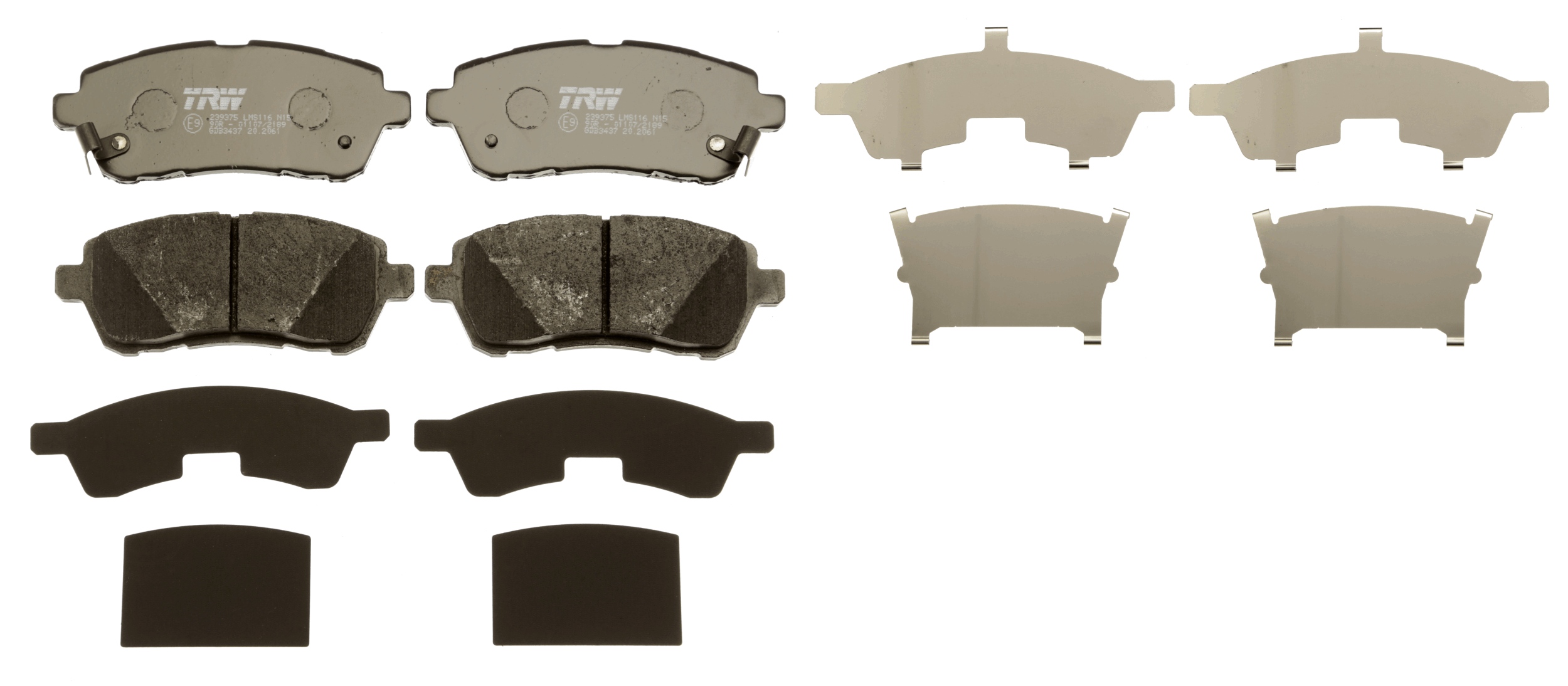 Placute frana TRW GDB3437