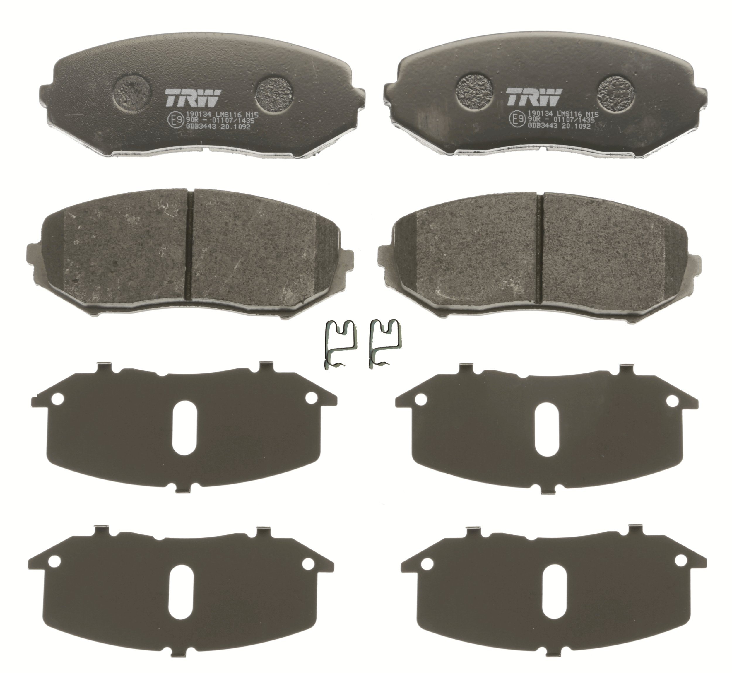 Placute frana TRW GDB3443