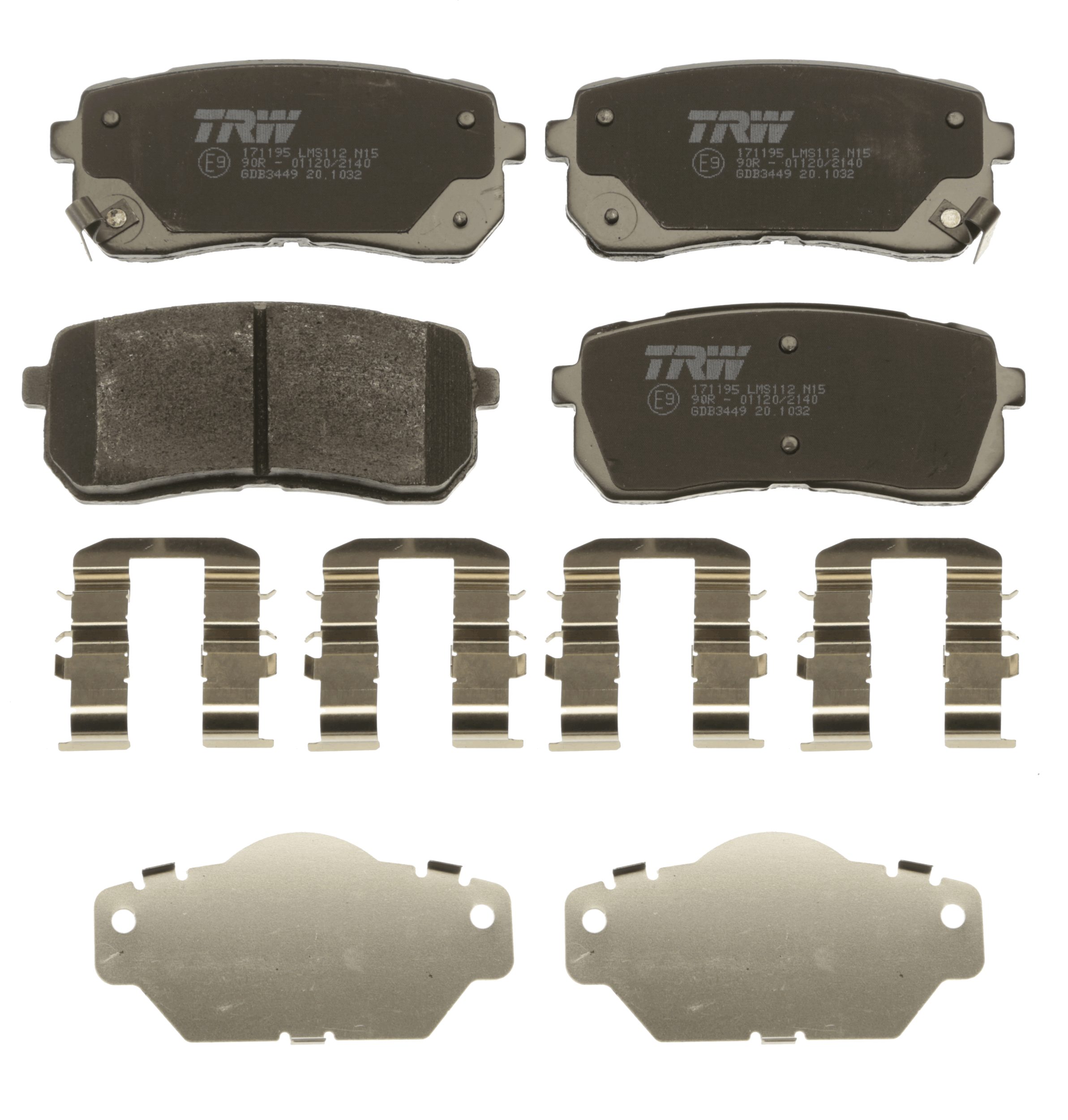 Placute frana TRW GDB3449