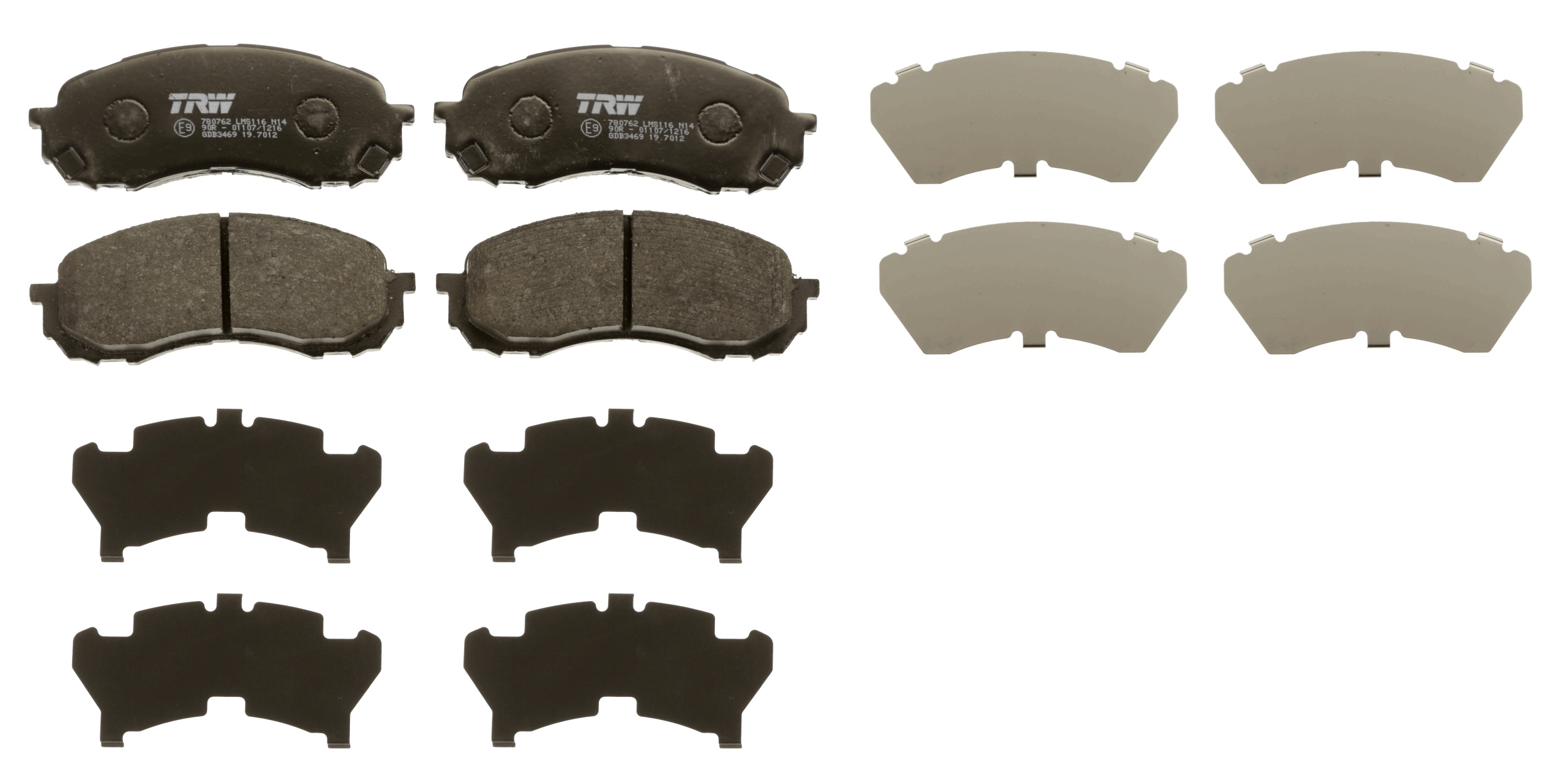Placute frana TRW GDB3469