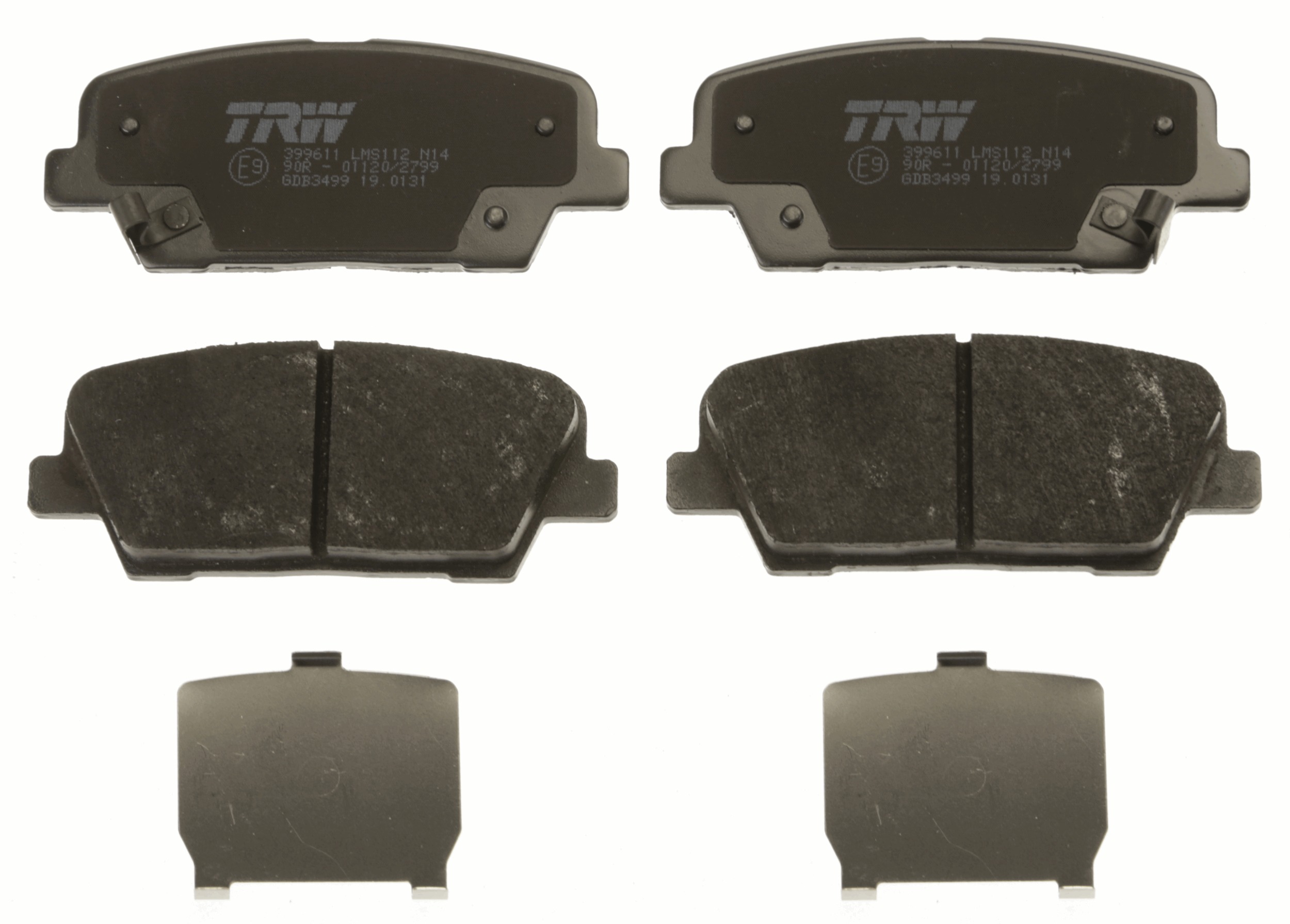 Placute frana TRW GDB3499