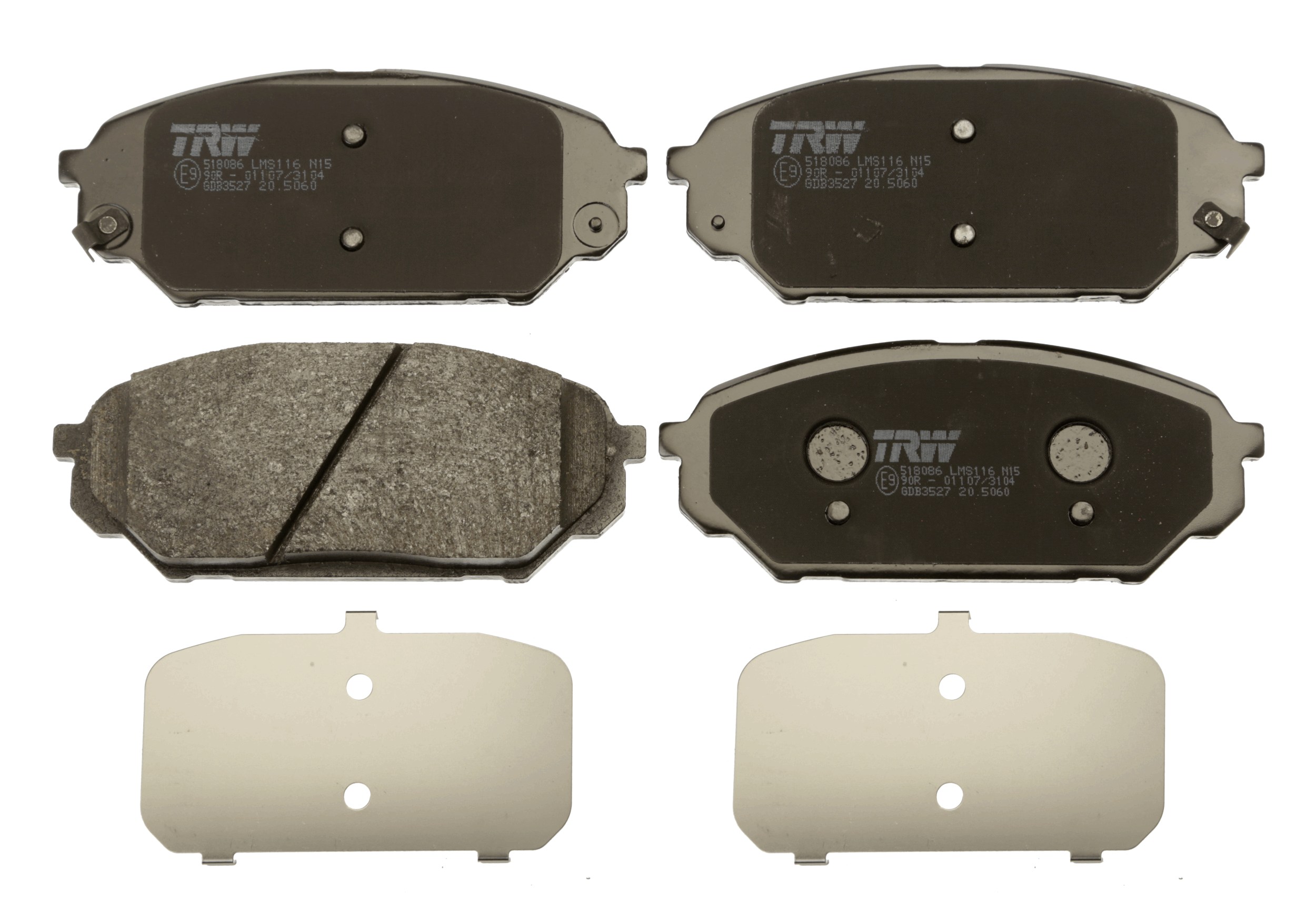 Placute frana TRW GDB3527