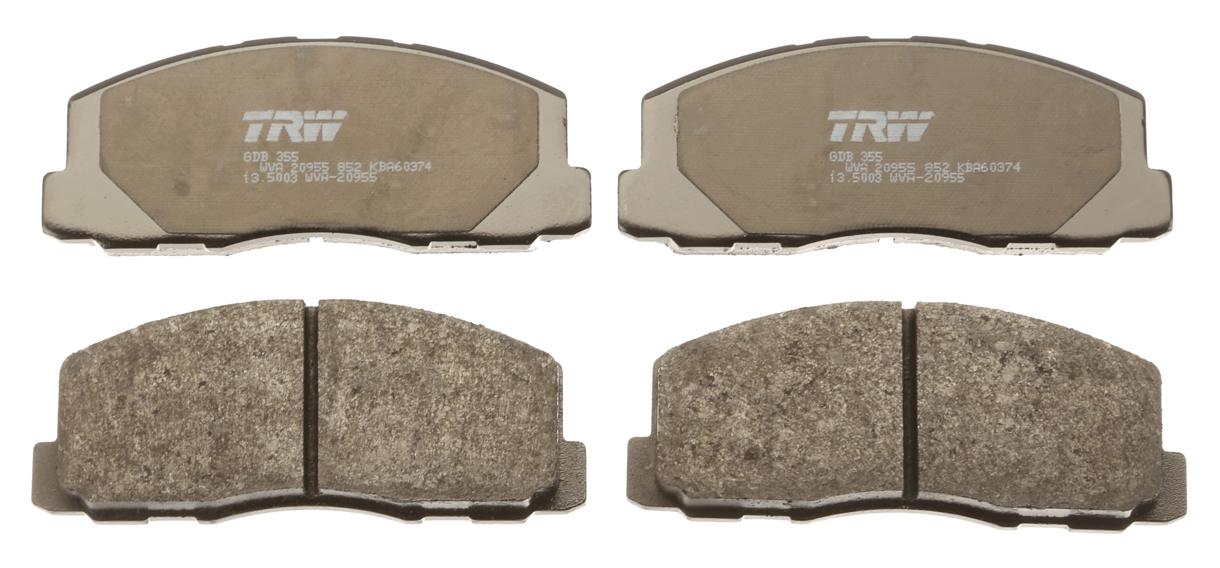 Placute frana TRW GDB355