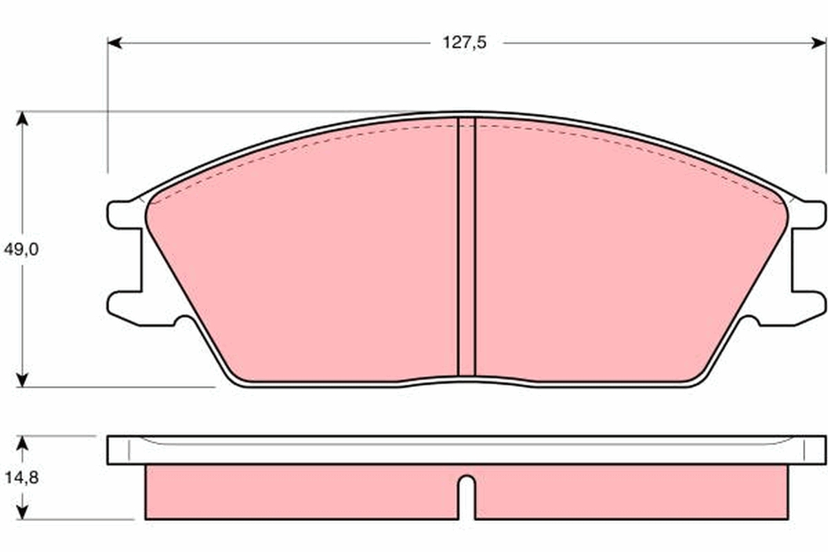 Placute frana TRW GDB373