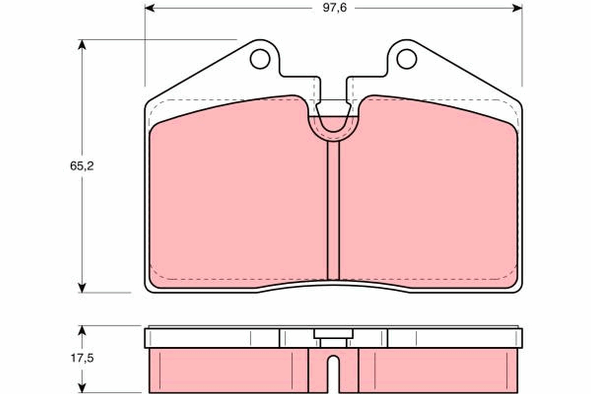 Placute frana TRW GDB379