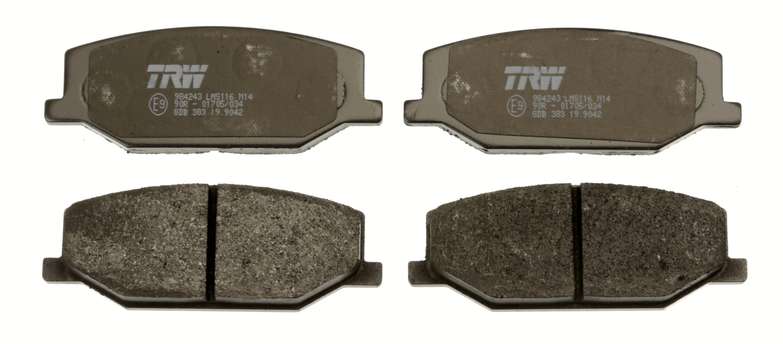 Placute frana TRW GDB383
