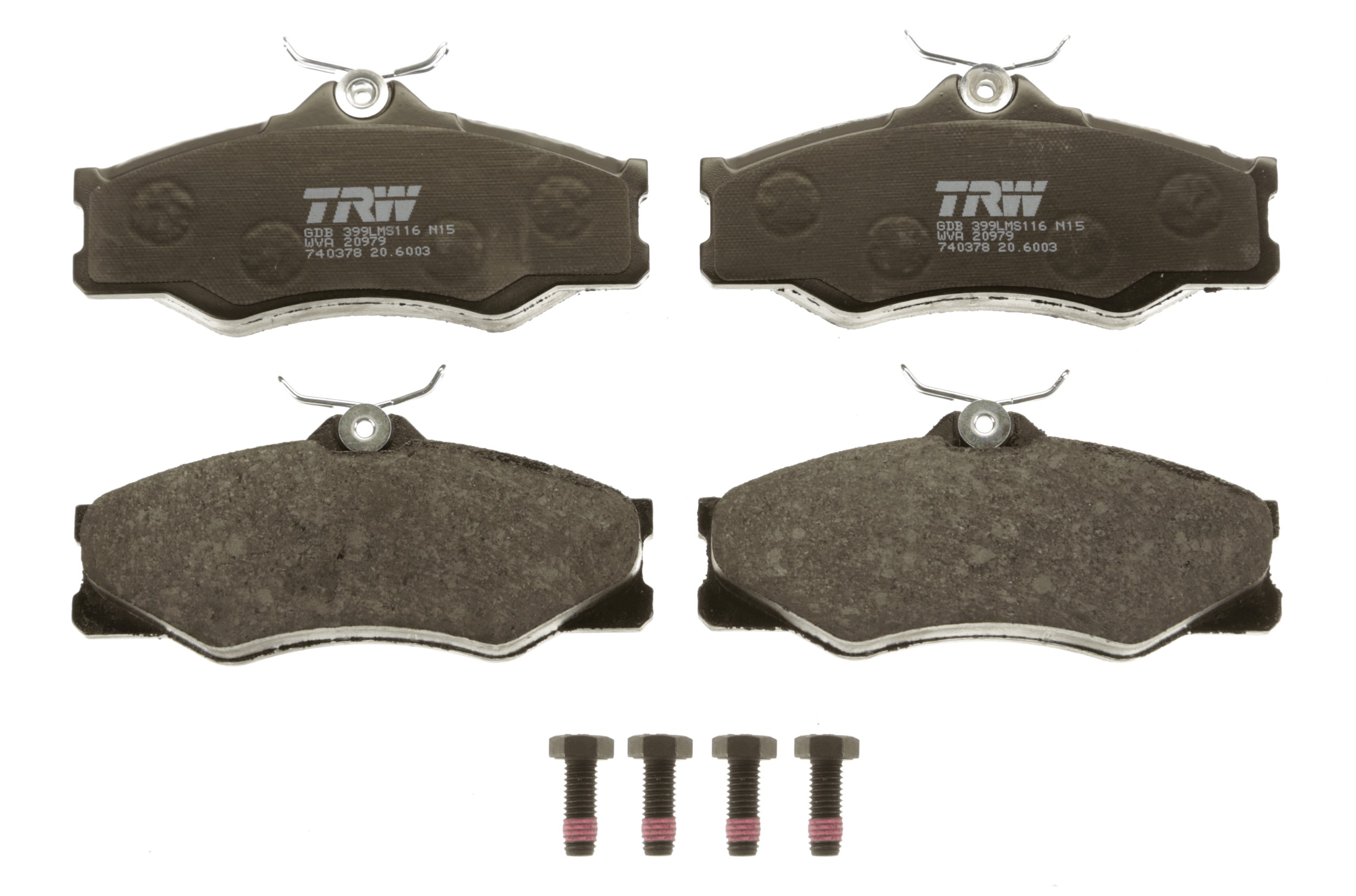 Placute frana TRW GDB399