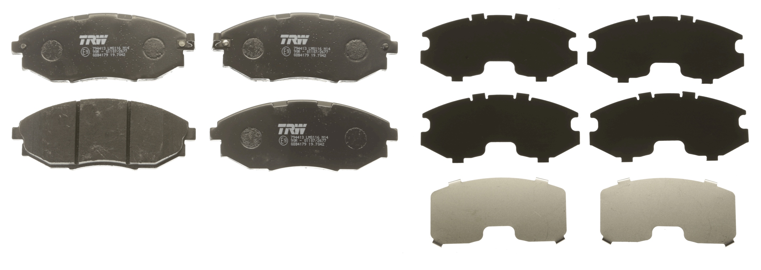 Placute frana TRW GDB4179