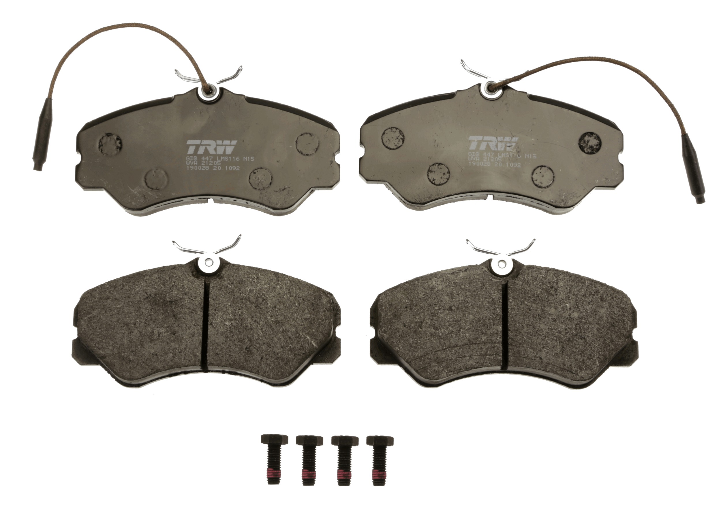 Placute frana TRW GDB447