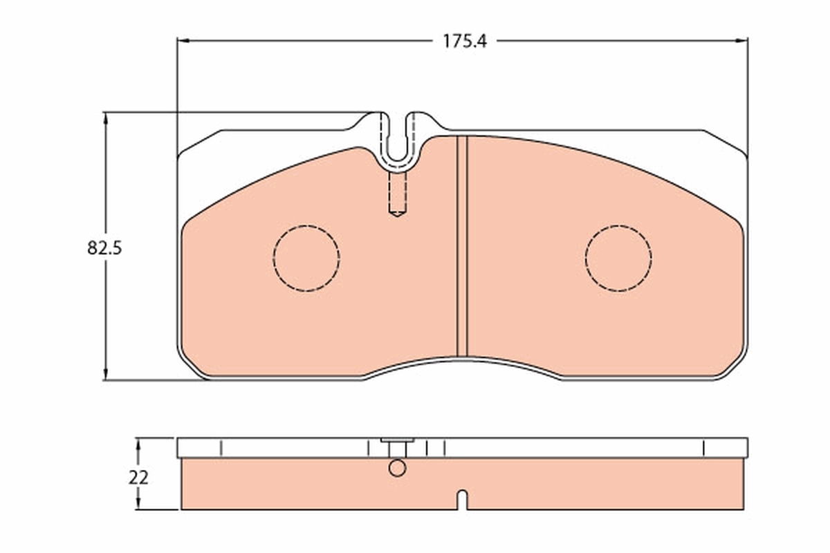Placute frana TRW GDB5059