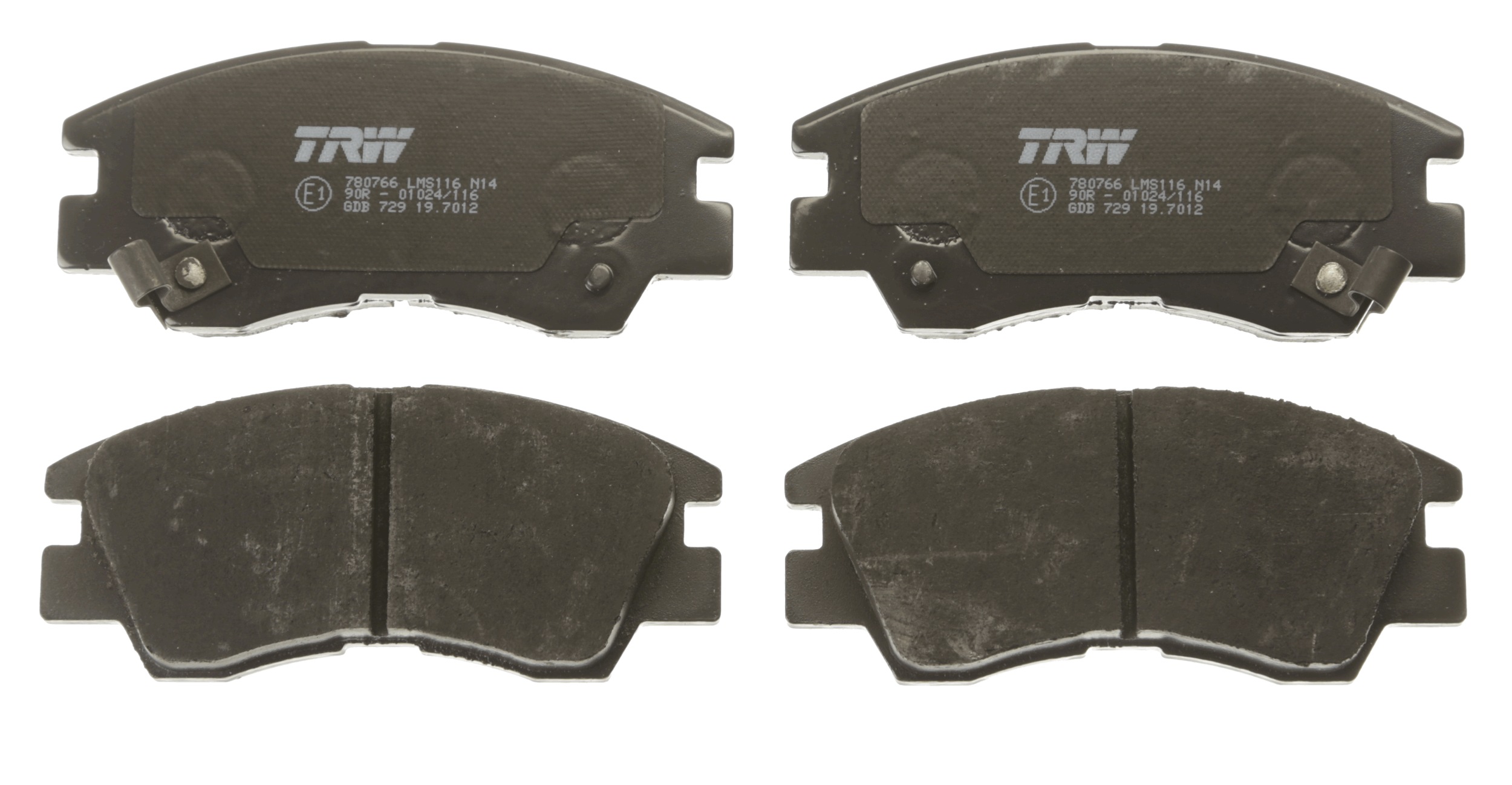 Placute frana TRW GDB729