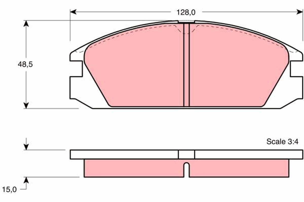 Placute frana TRW GDB784
