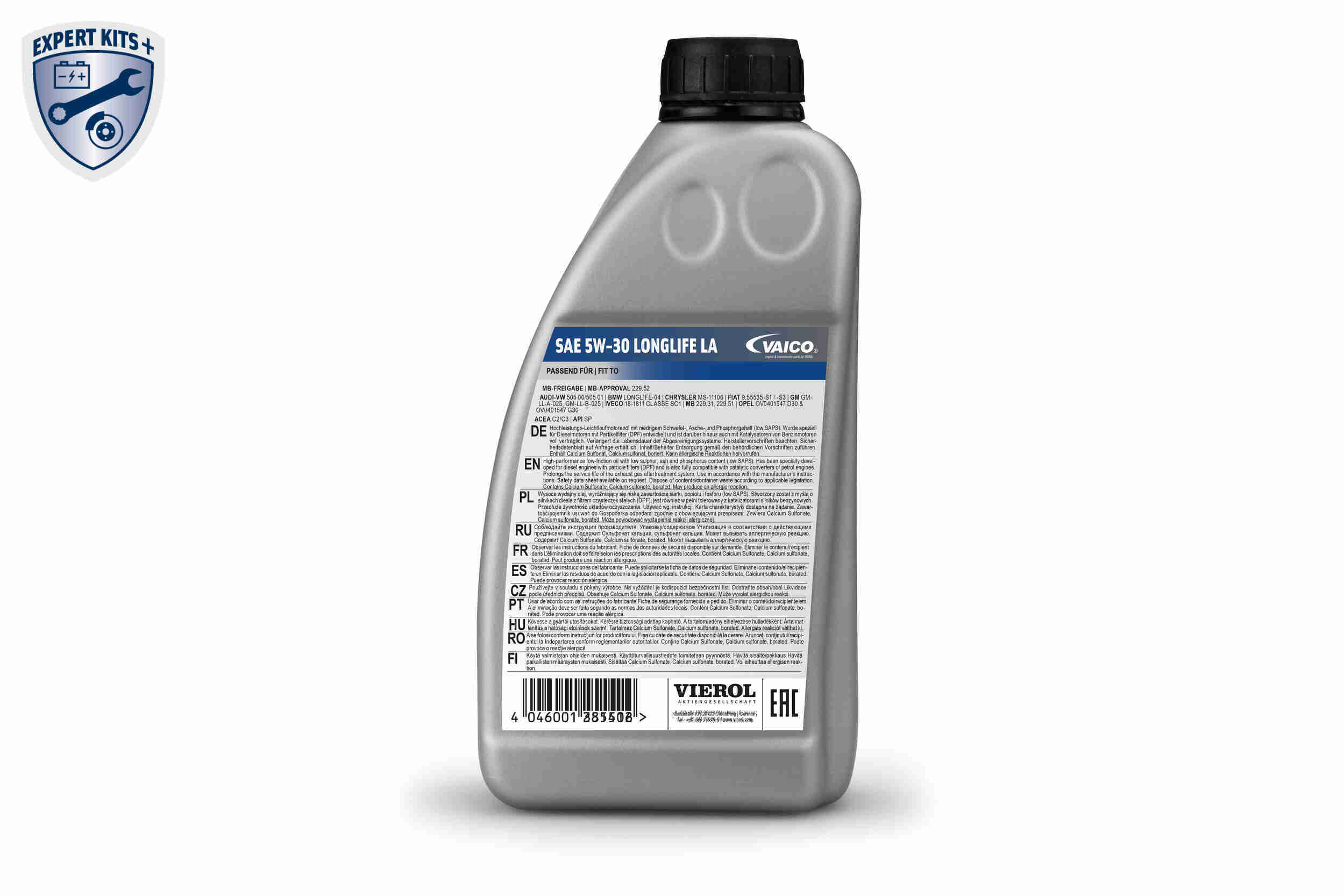 Ulei de motor OPEL VECTRA C (Z02) 2.2 DGi (F69) benzina 155 cai VAICO V60-0082
