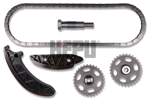 Kit lant de distributie MERCEDES-BENZ C-CLASS (W204) C 200 CDI (204.001)  diesel 136 cai HEPU 21-0263