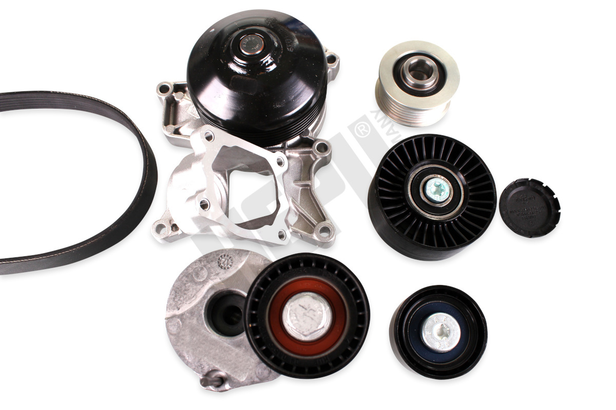 Pompa apa + Set curea transmisie cu caneluri HEPU PK04210
