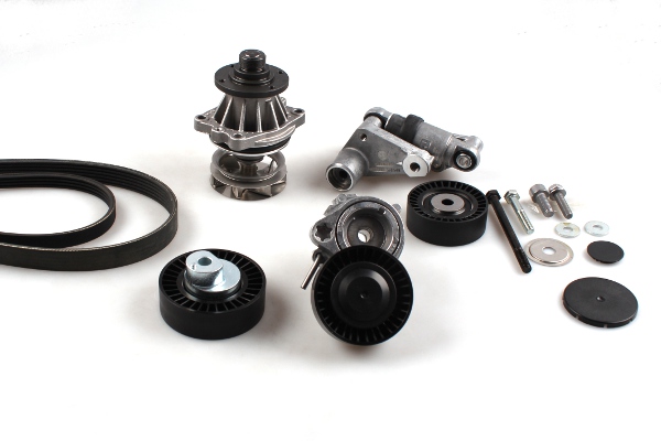 Pompa apa + Set curea transmisie cu caneluri HEPU PK04721