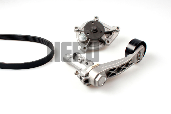 Pompa apa + Set curea transmisie cu caneluri HEPU PK04951
