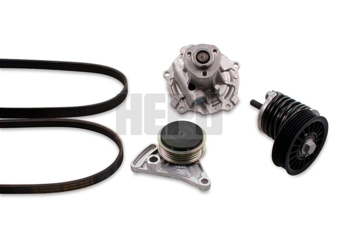 Pompa apa + Set curea transmisie cu caneluri HEPU PK05423