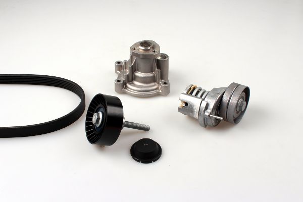Pompa apa + Set curea transmisie cu caneluri HEPU PK05810