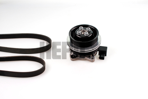 Pompa apa + Set curea transmisie cu caneluri HEPU PK06510