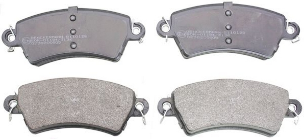 Placute frana DENCKERMANN B110128