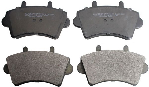 Placute frana DENCKERMANN B110582