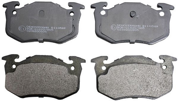 Placute frana DENCKERMANN B110589