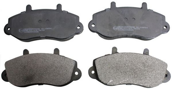 Placute frana DENCKERMANN B110654