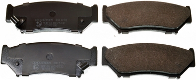 Placute frana DENCKERMANN B111193