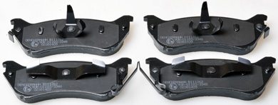 Placute frana DENCKERMANN B111262