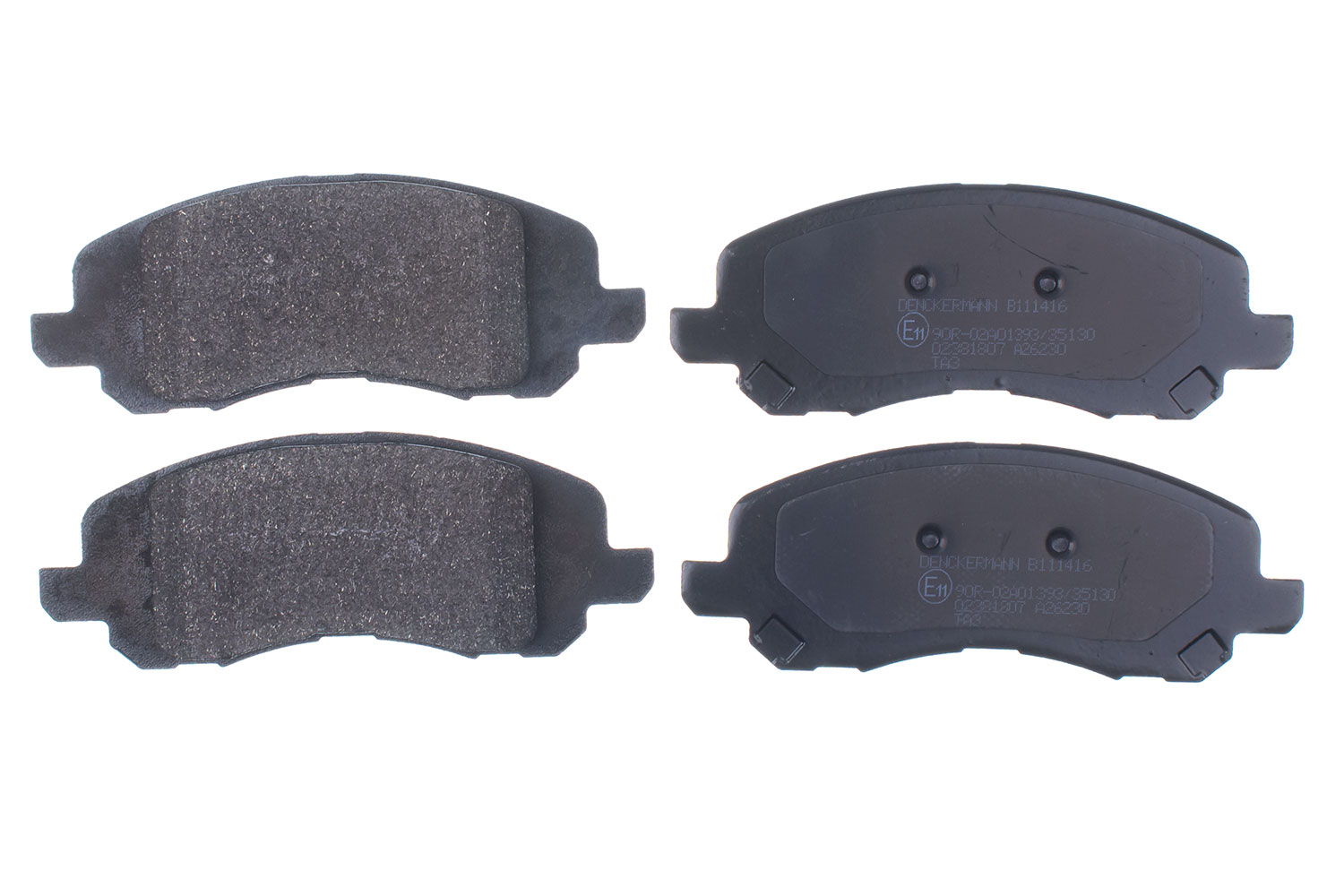 Placute frana DENCKERMANN B111416