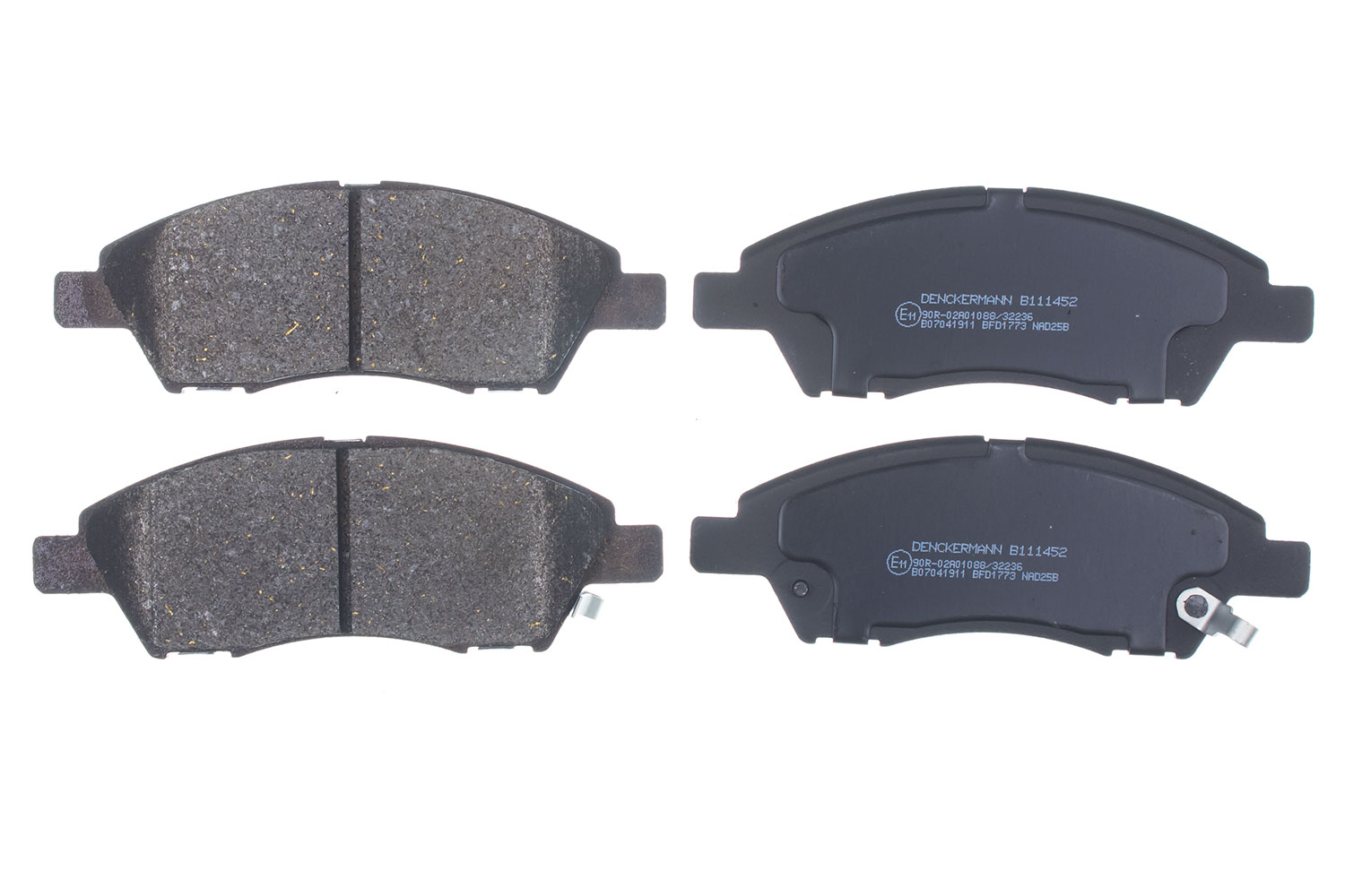 Placute frana DENCKERMANN B111452