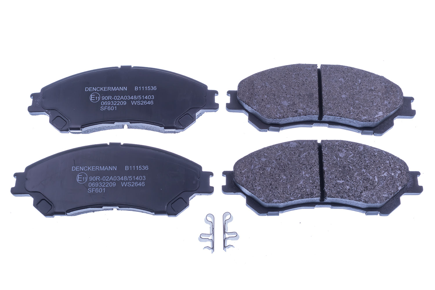 Placute frana DENCKERMANN B111536