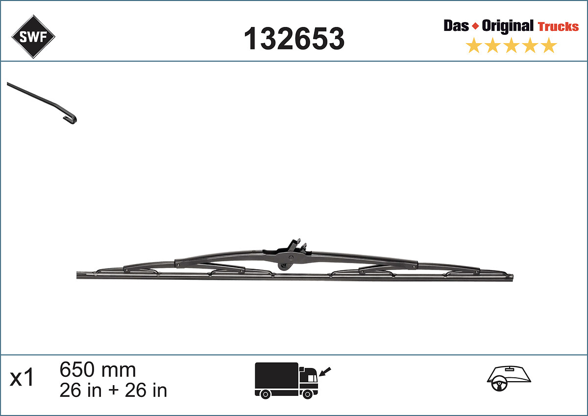 Lamela stergator SWF 132653