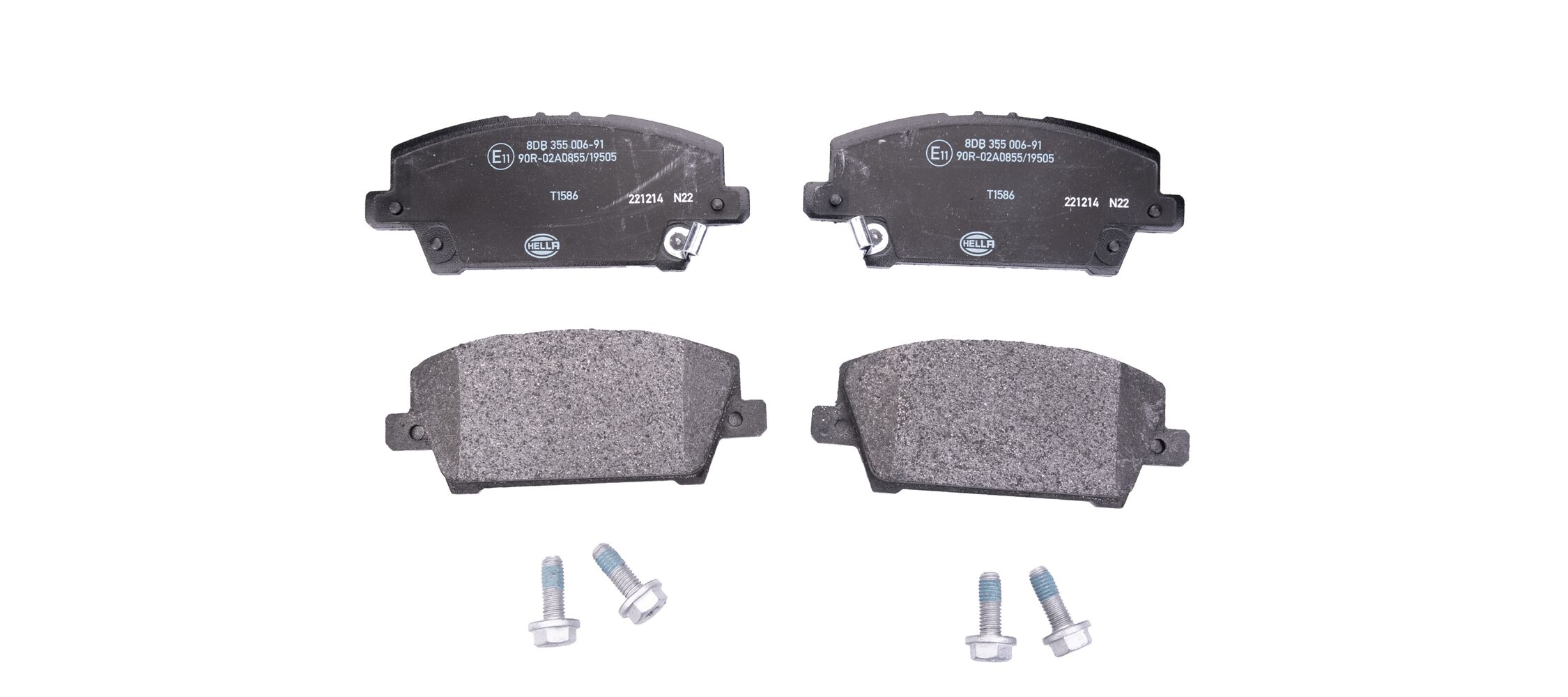 Placute frana HELLA 8DB 355 006-911