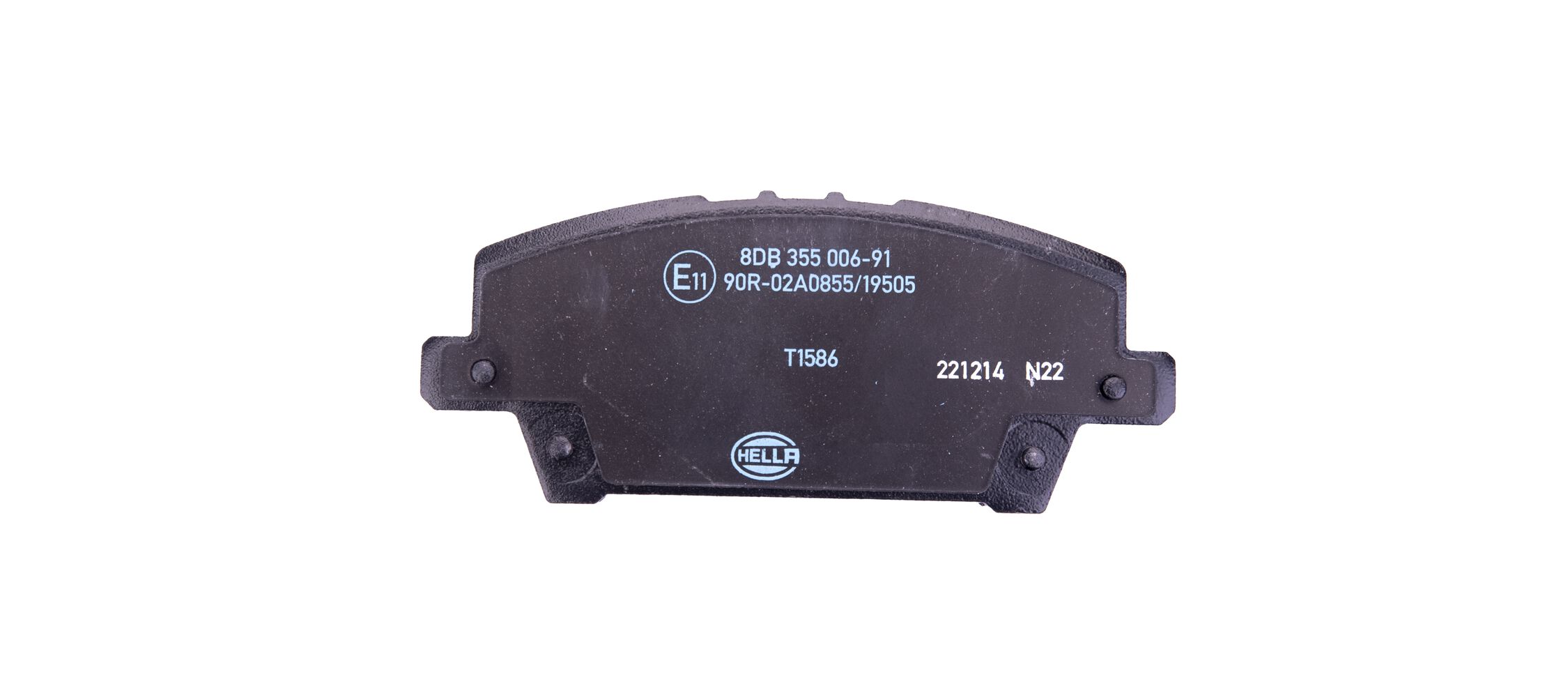 Placute frana HELLA 8DB355006-911