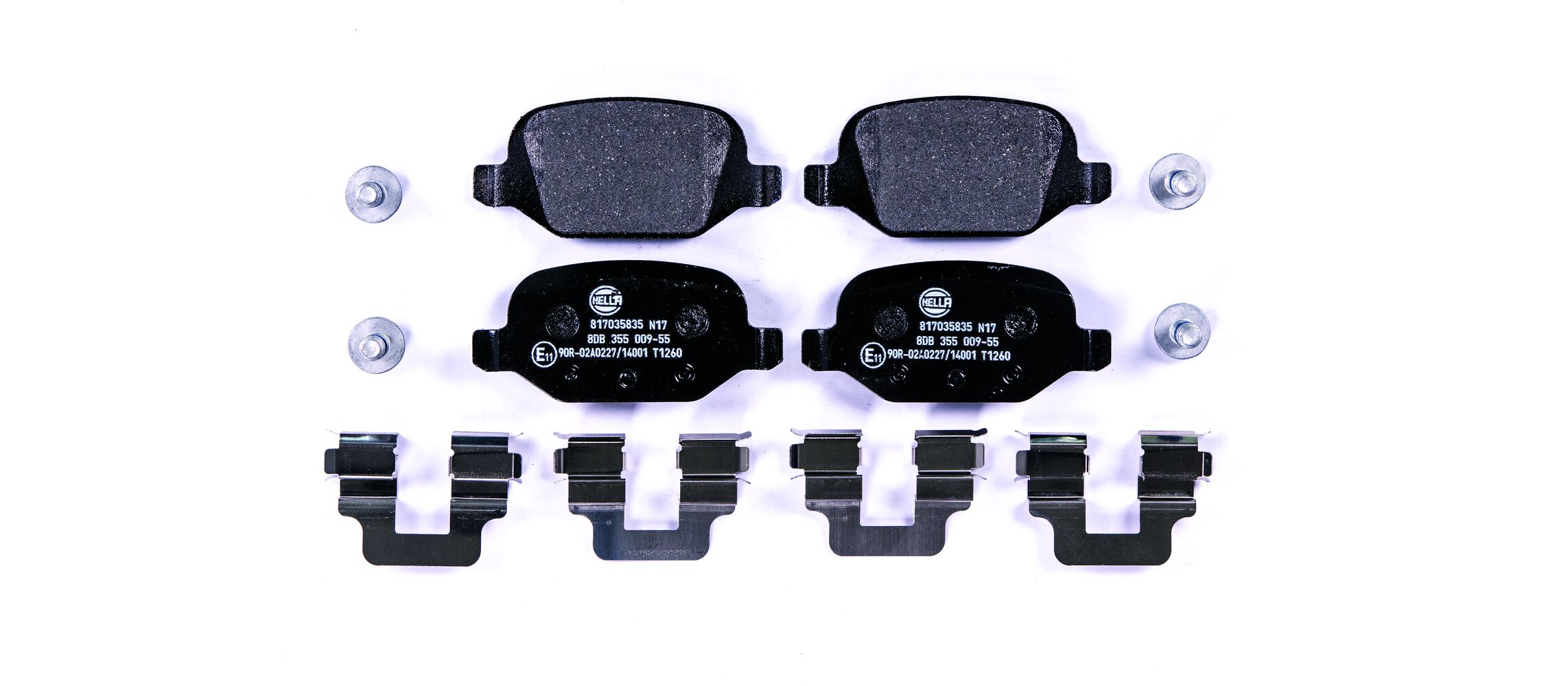 Placute frana HELLA 8DB 355 009-551