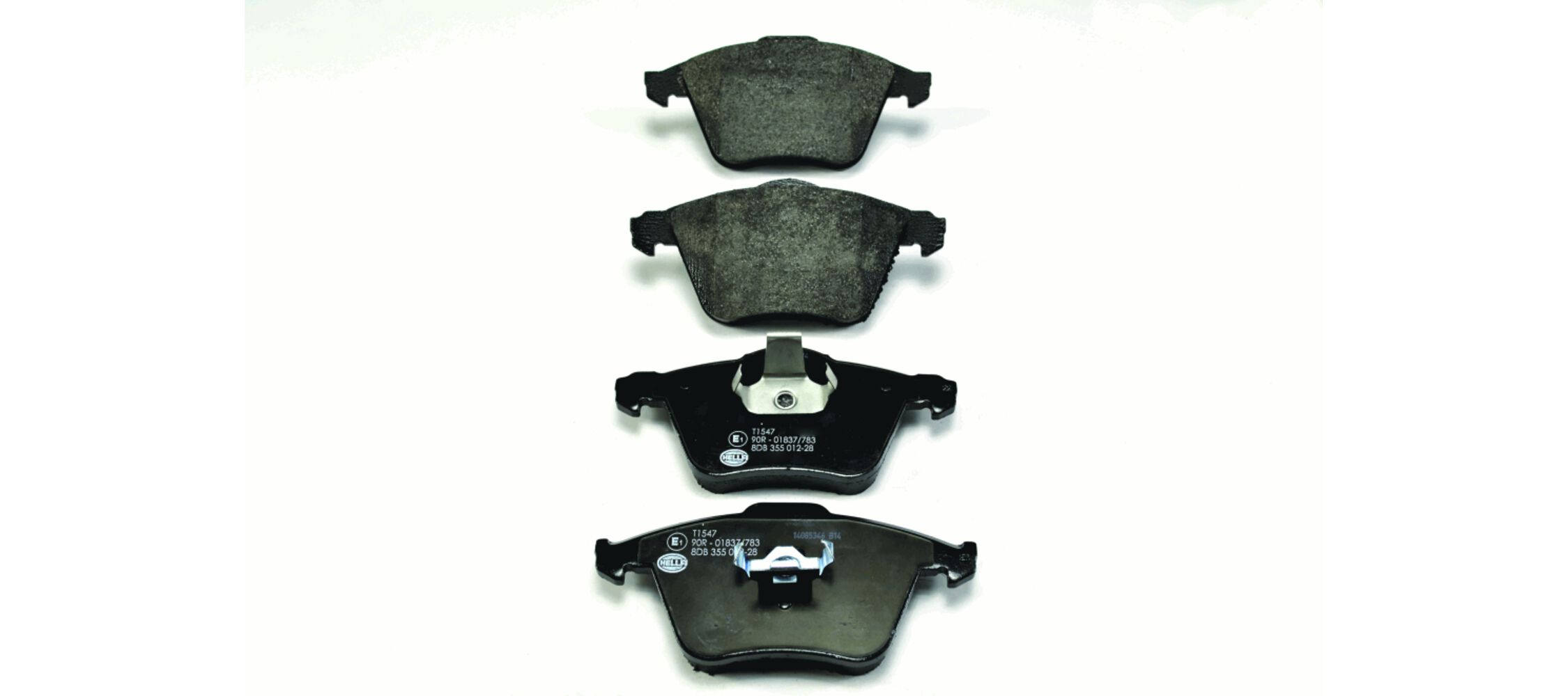 Placute frana HELLA 8DB 355 012-281