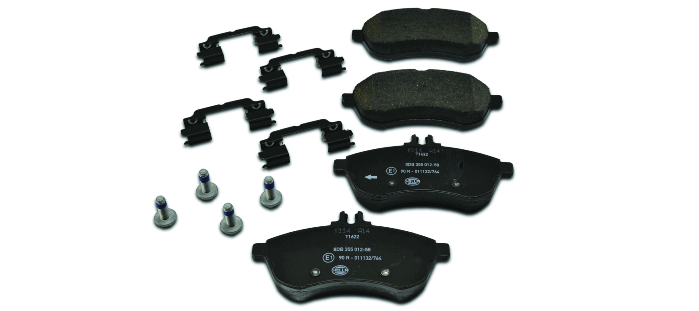 Placute frana HELLA 8DB 355 012-581