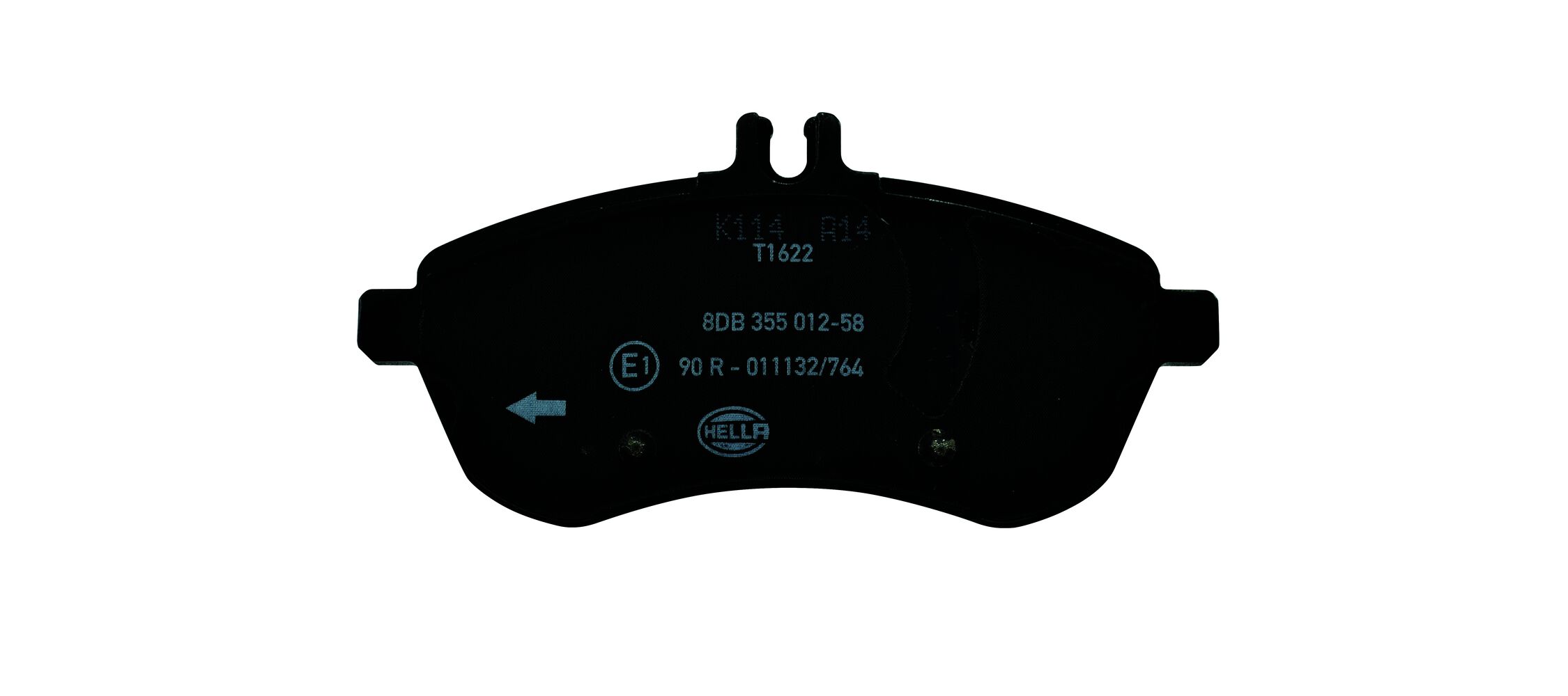 Placute frana HELLA 8DB355012-581