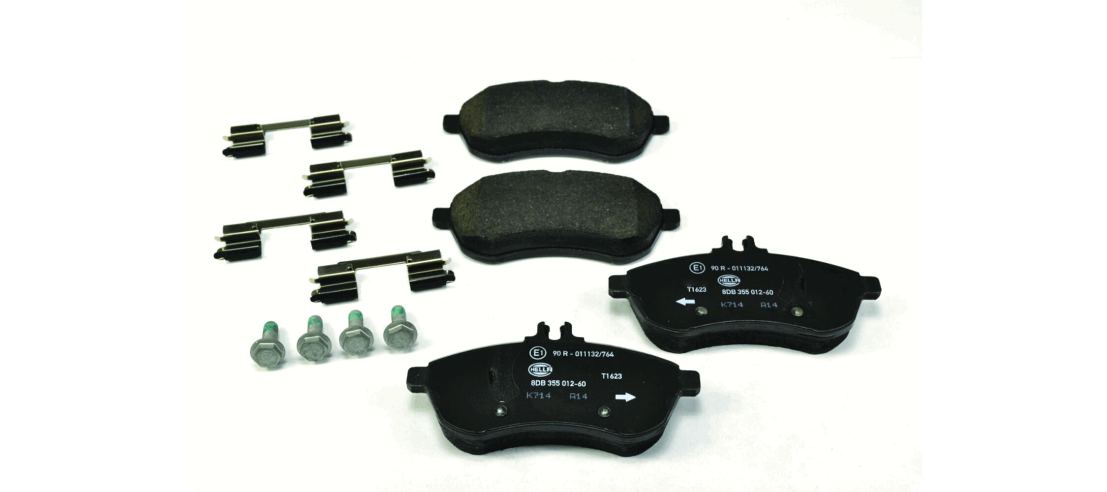 Placute frana HELLA 8DB 355 012-601