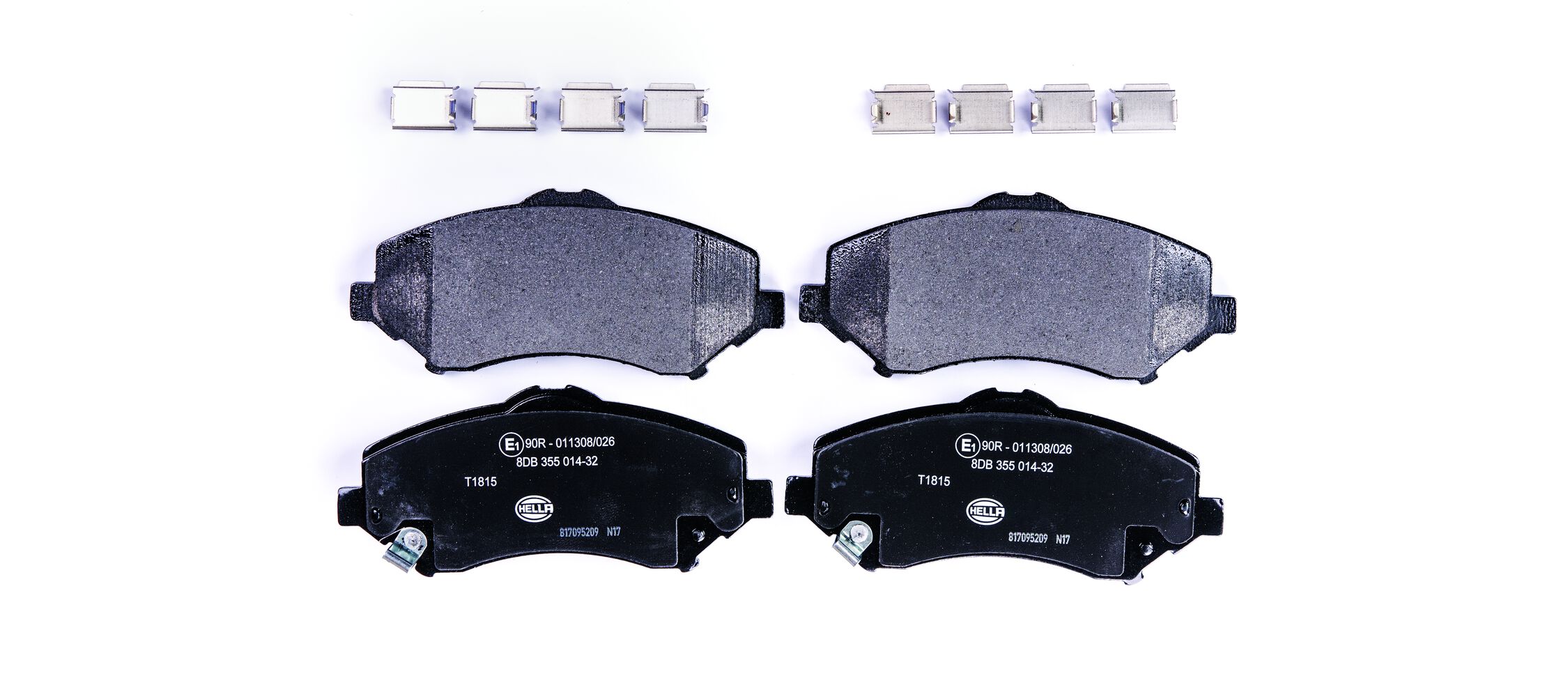 Placute frana HELLA 8DB 355 014-321