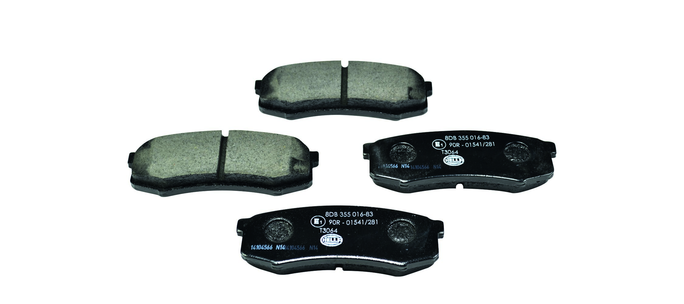 Placute frana HELLA 8DB 355 016-831