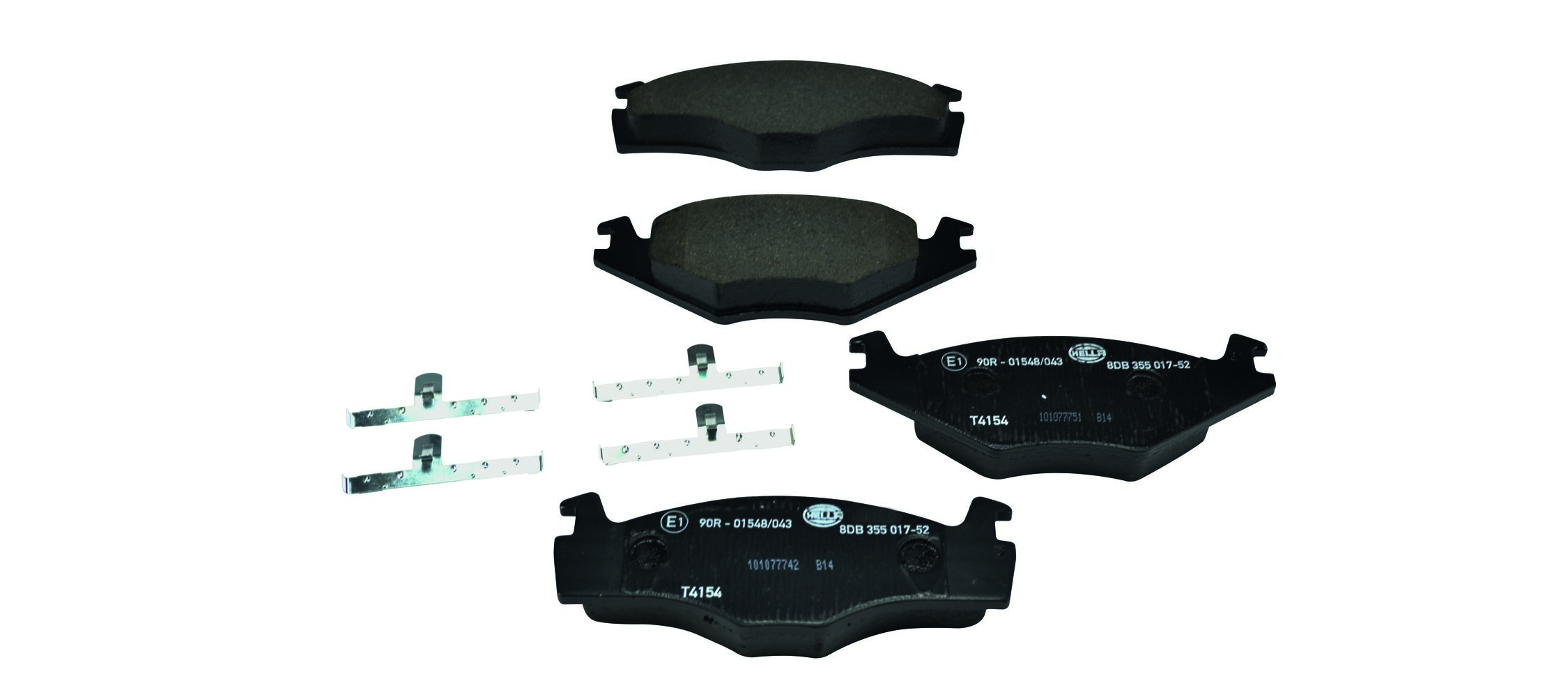 Placute frana HELLA 8DB 355 017-521