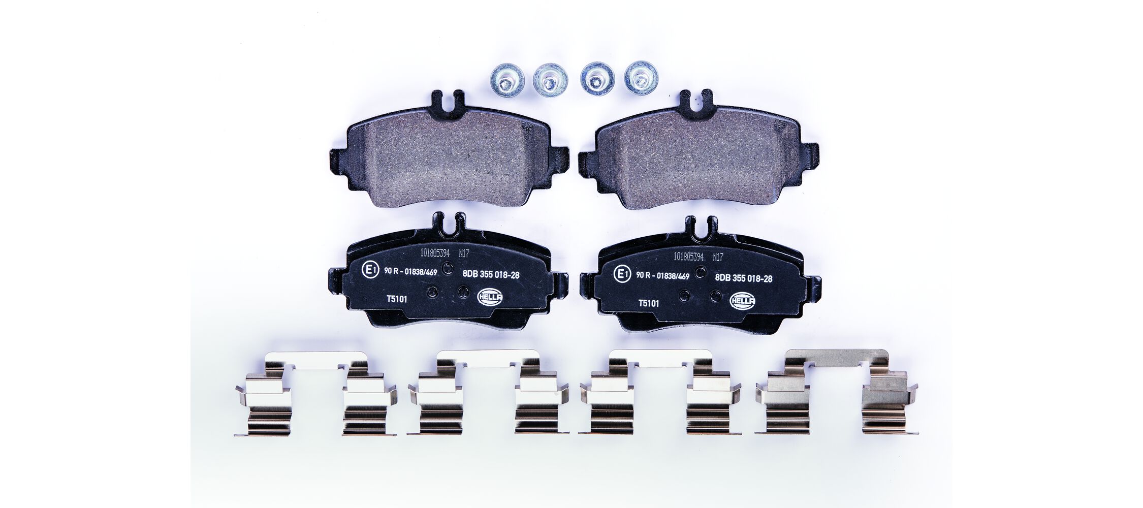 Placute frana HELLA 8DB 355 018-281