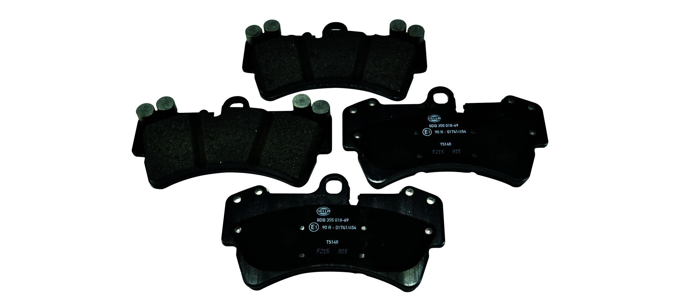 Placute frana HELLA 8DB 355 018-691
